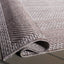 Alfombra lavable exterior 2'3x5' beige y marrón patio