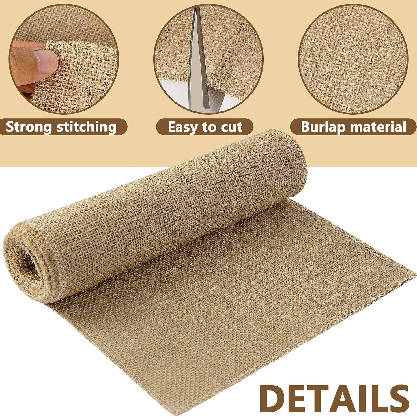 2 Rollos Arpillera 10pulg x10ft Protector Tronco