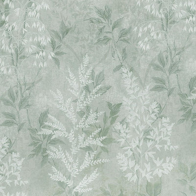 Papel tapiz autoadhesivo vintage verde salvia