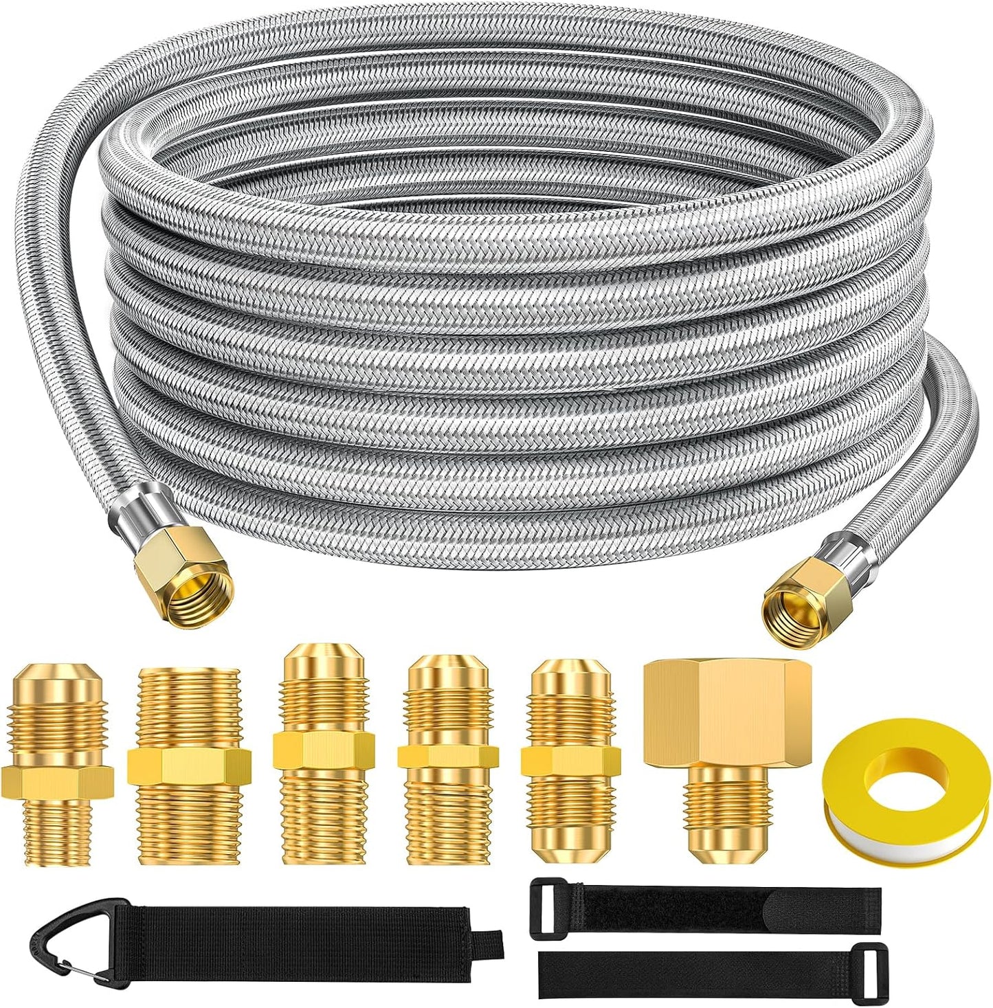 Extensión manguera propano 20ft 3/8 a 1/2 pulg