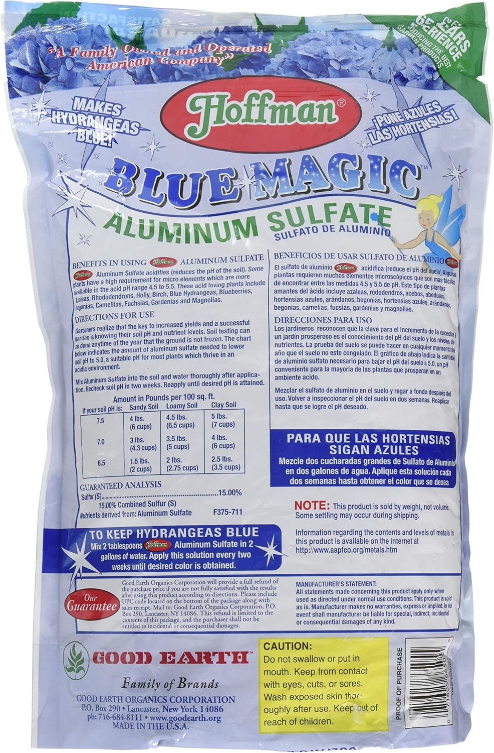 Sulfato aluminio 4 libras
