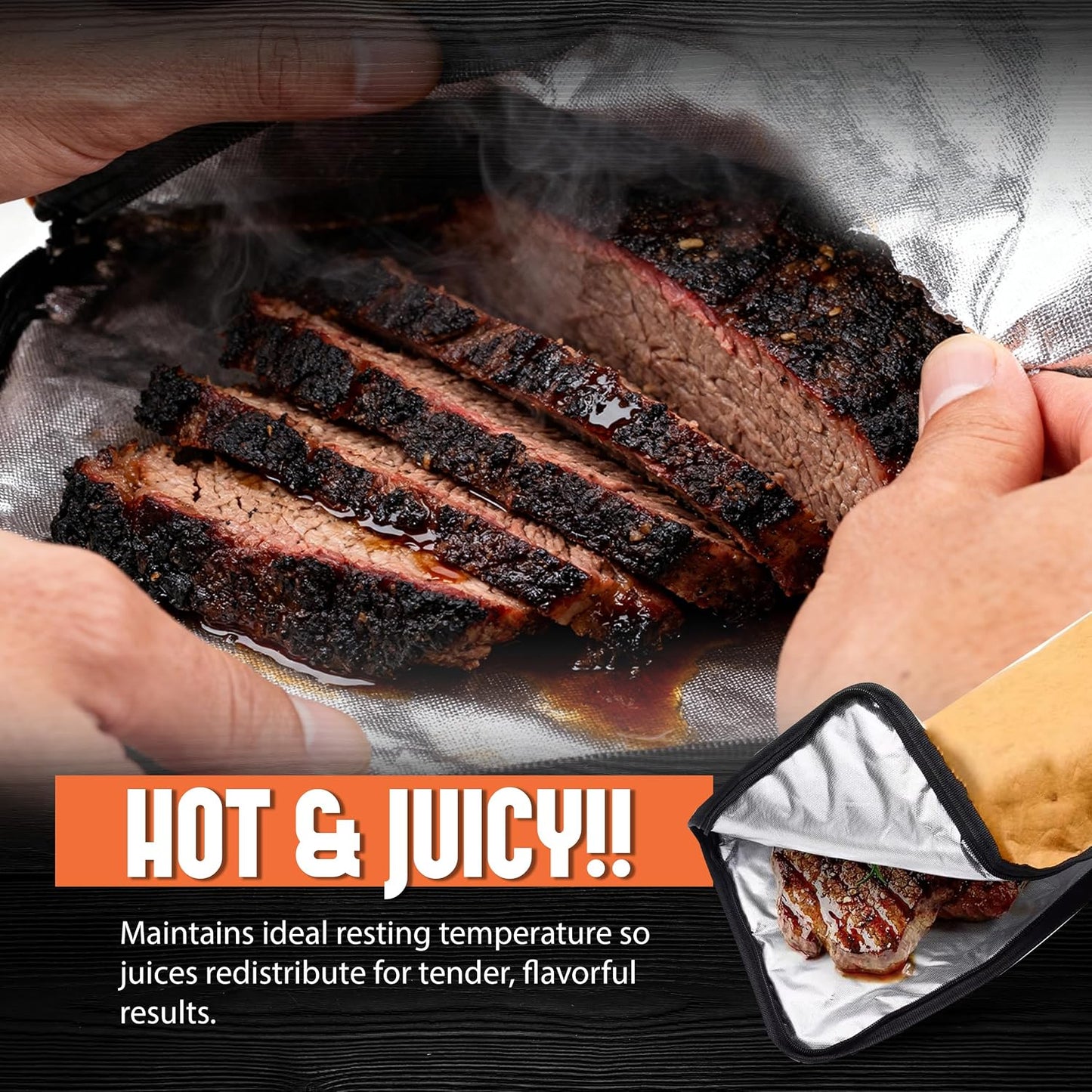 Manta aislante para carne fumar 21pulg
