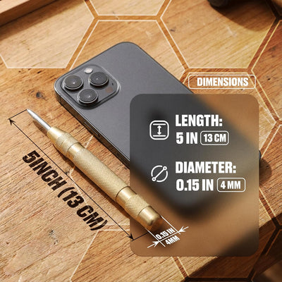 Punzón central automático para metal y madera 2 Uds