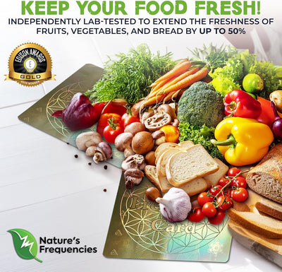 Tarjeta conservadora de alimentos para refrigerador reutilizable