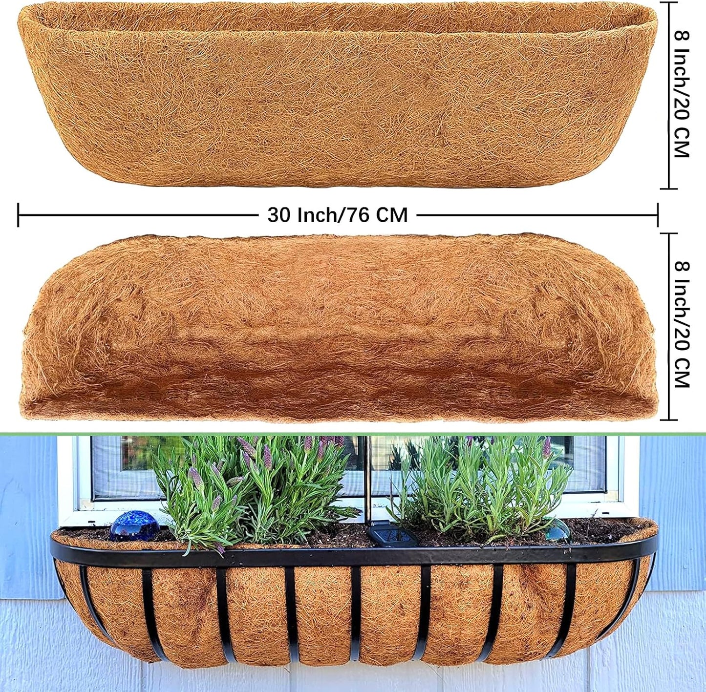 Bolsas coco para macetas 30pulg 100% natural