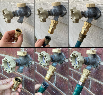 Regulador presión latón 25 PSI para riego goteo y manguera 3/4pulg