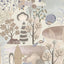 Papel tapiz bohemio patrón bosque vintage autoadhesivo extraíble