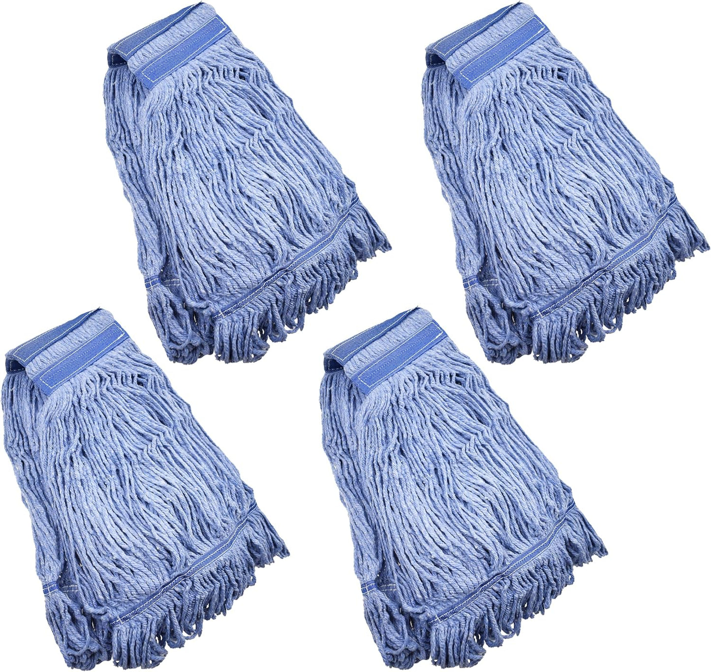 Cabezal fregona comercial resistente azul 4uds 23oz
