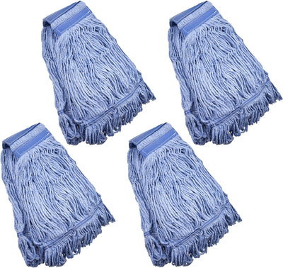 Cabezal fregona comercial resistente azul 4uds 23oz
