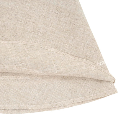 Mantel Linen-Blends Textura Sutil para Comida y Entretenimiento 90"
