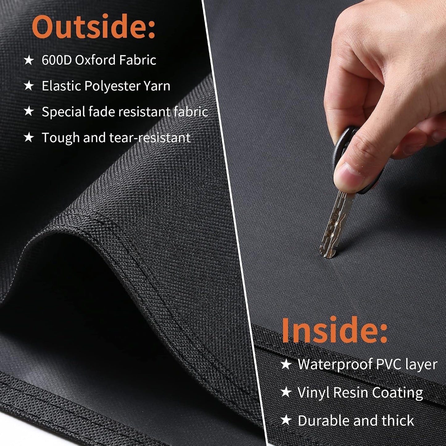 Funda parrilla Char-Griller Akorn Kamado resistente agua negro