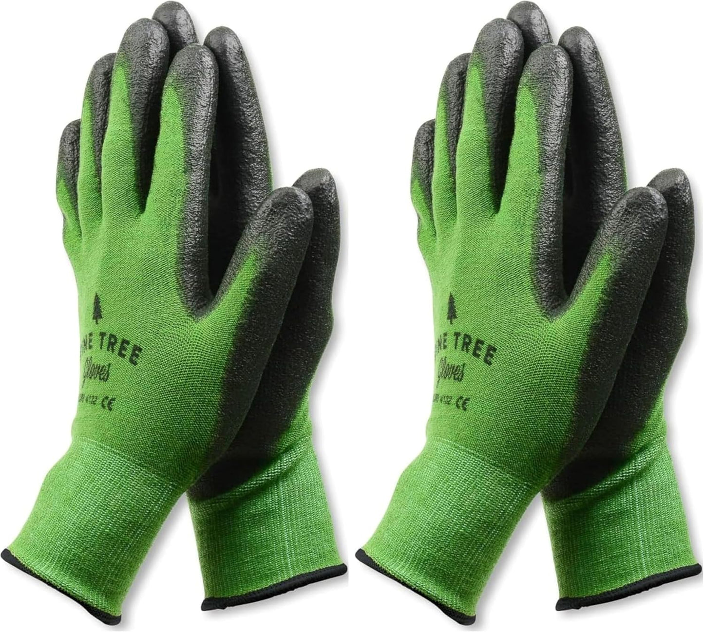 Guantes jardinería bambú goma pantalla táctil transpirables