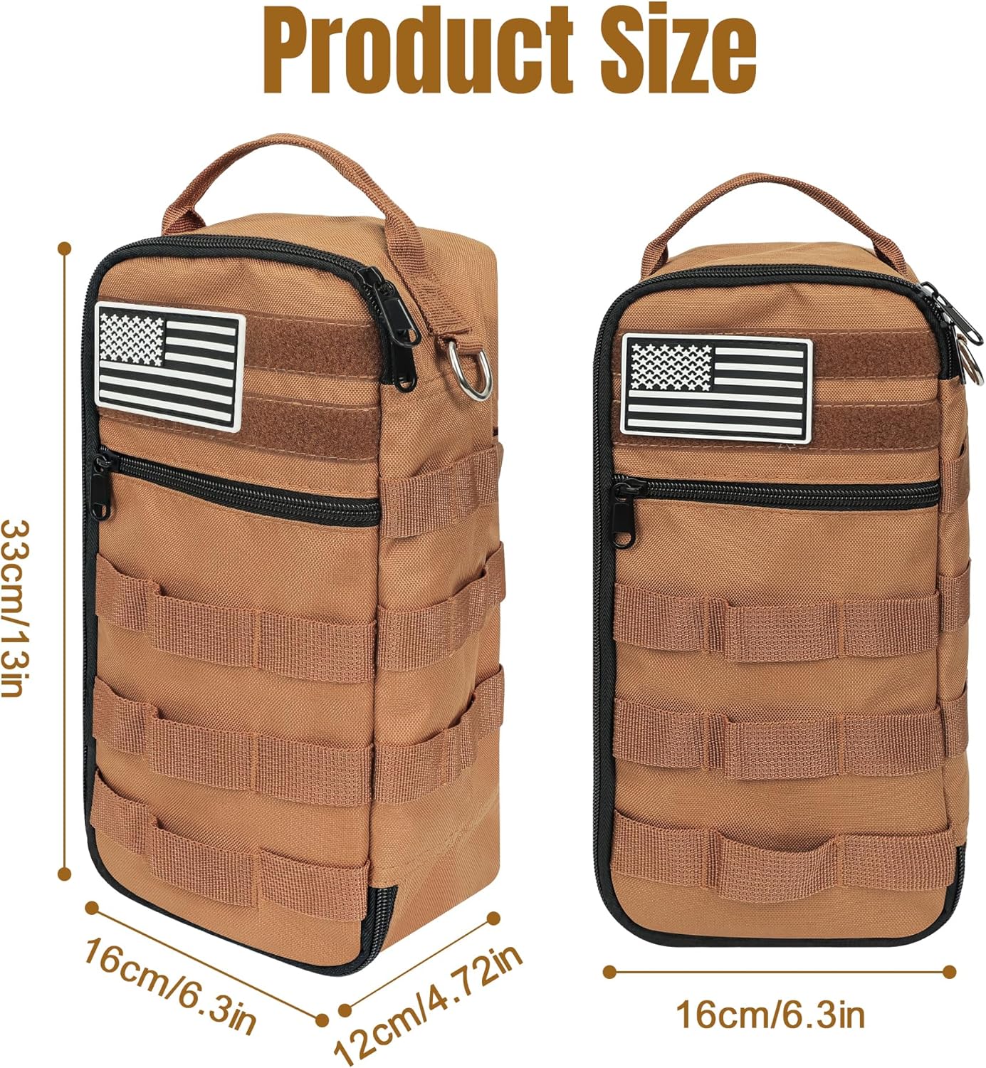 Bolsa herramientas portátil resistente con correa hombro