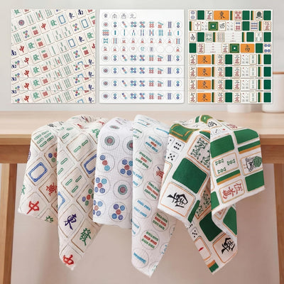Toalla Mahjong de microfibra Moukeren 16 x 24 pulgadas