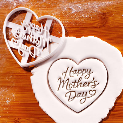 Cortador de galletas en forma de corazones para día de la madre