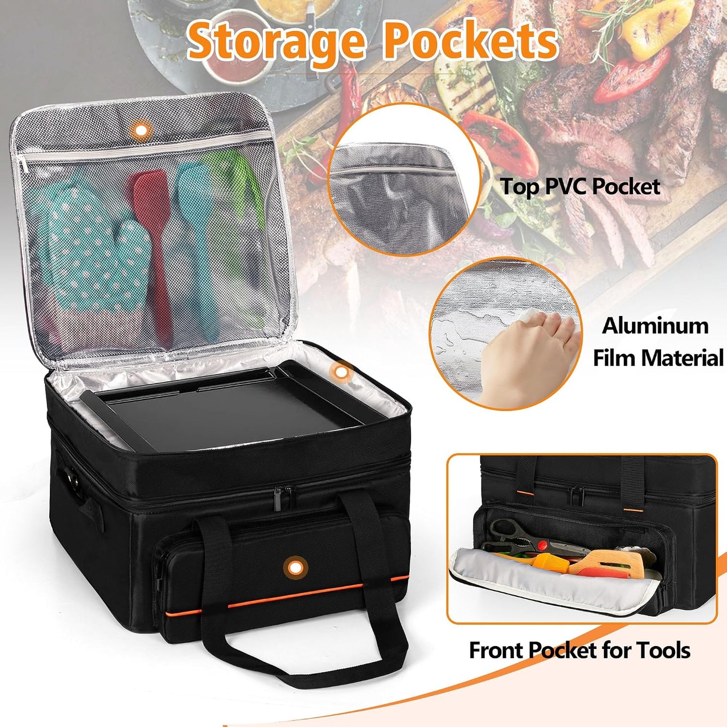 Bolsa transporte parrilla doble capa comp GR101 Sizzle