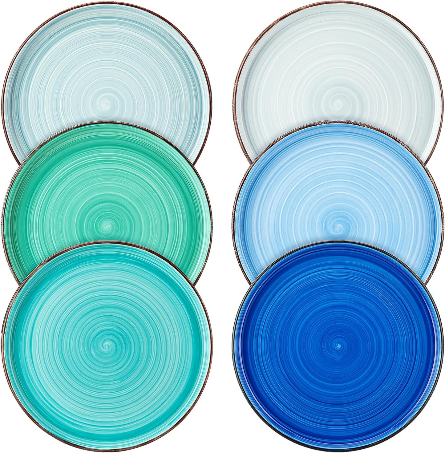 Set 4 Platos Ensalada Cerámica 8.5pulg Con Tapa