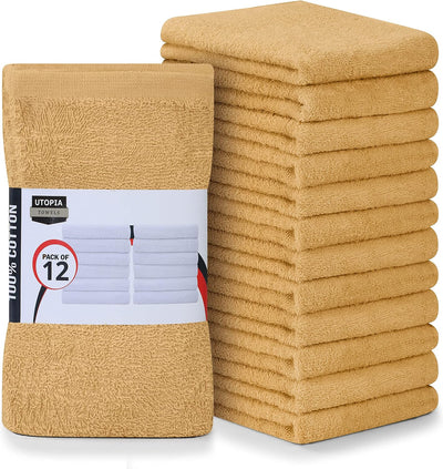 12 Pzas Trapeadores Barra Cocina 16x19pulg Algodón Absorbente