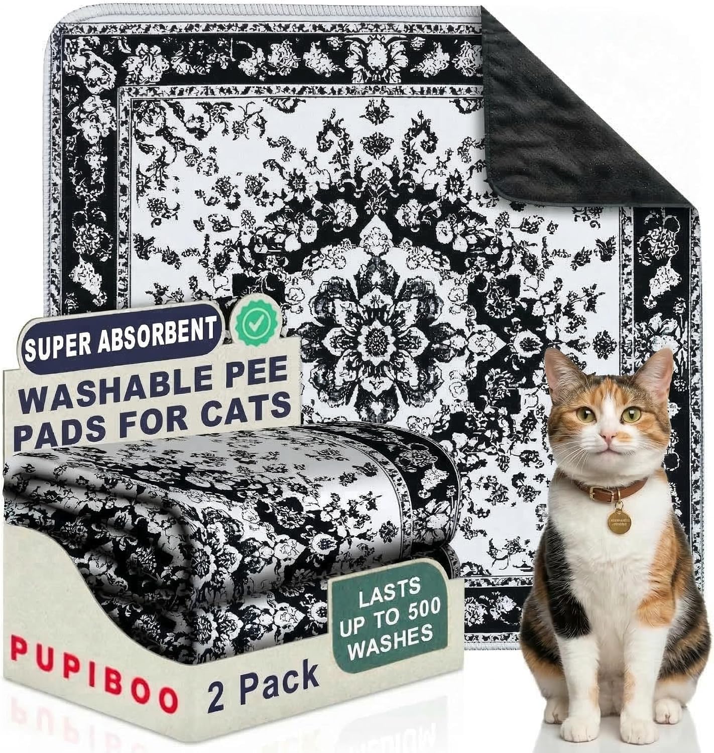 Almohadillas orina gatos perros reutilizables 100% impermeables
