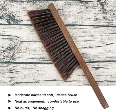 Cepillo limpieza suave para coche cama sofá jardín mango madera