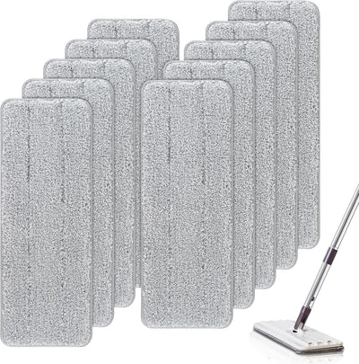 Almohadillas microfibra planas 10pzas 13x4.9pulg comp Tethys