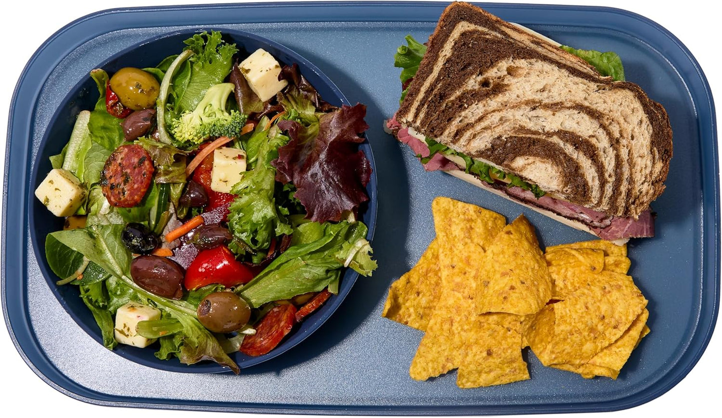 Plato de sopa y sándwich Madesmart de silicona apilable para microondas