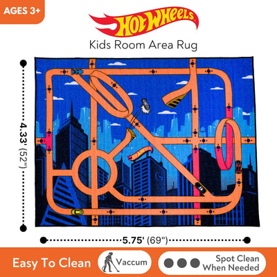 Alfombra juegos niños 69x52pulg antideslizante dormitorio