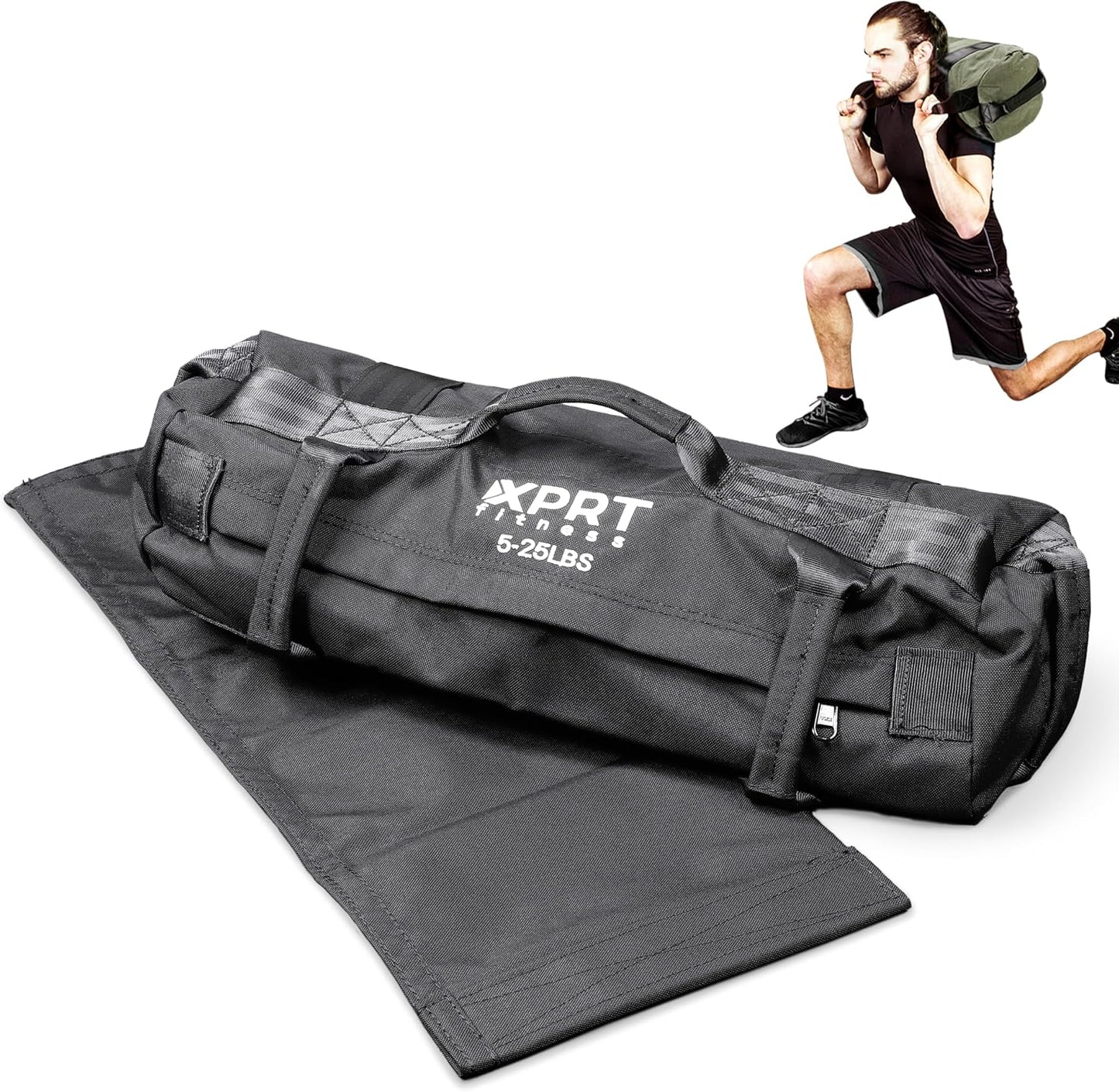 Bolsa arena entrenamiento resistente 7 asas verde