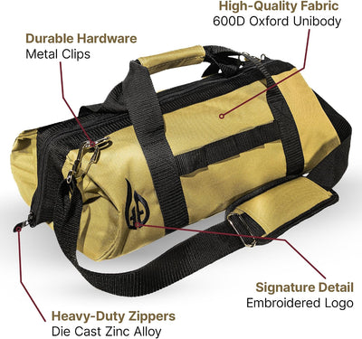 Bolsa herramientas parrilla 18pulg divisor ajustable