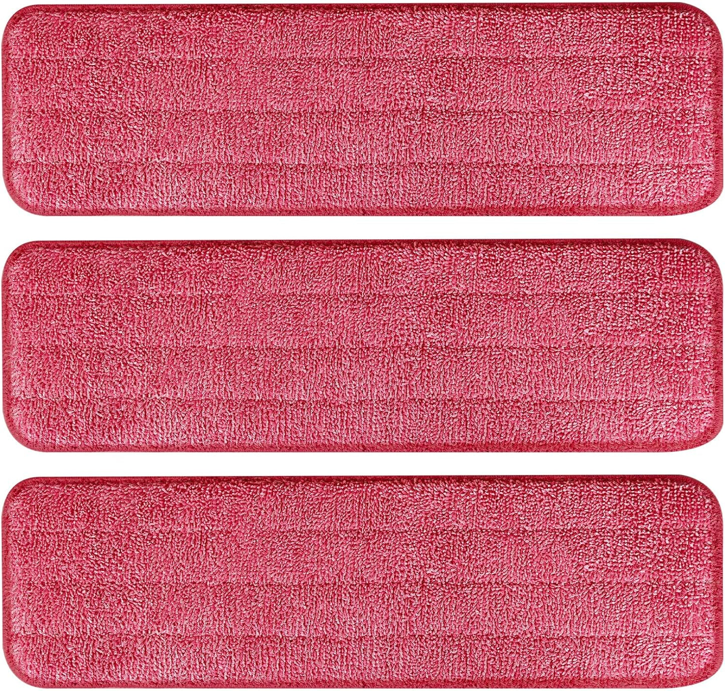 3 Pzas Almohadillas Microfibra para Mopa 18pulg Reutilizables