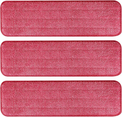 3 Pzas Almohadillas Microfibra para Mopa 18pulg Reutilizables