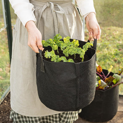 Bolsas cultivo 4x5gal para plantas balcón jardín permeables