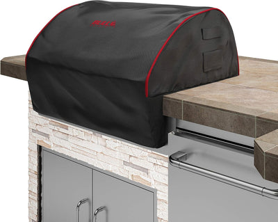 Cubierta cabeza parrilla 24pulg color negro tuberías rojas