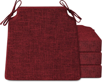 Set 4 cojines silla comedor antideslizante 16.5x16pulg