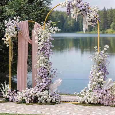 Soporte arco boda 7.2ft metal resistente decoración eventos