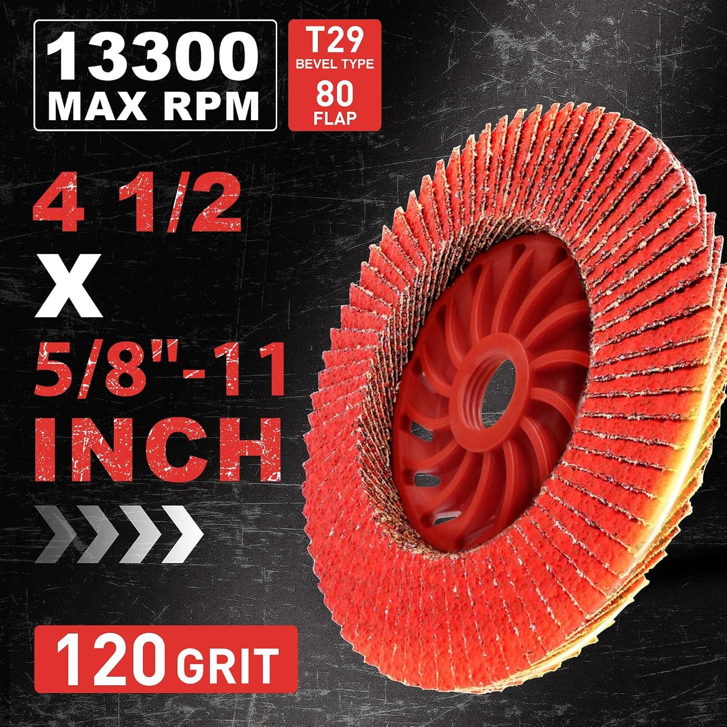 Discos cerámica 4.5" amoladora angular 11granos