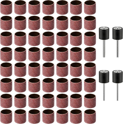Set 50 tambores lijado grano 80 alúmina 1/2 tambor carpintería