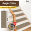 Set 4 Peldaños Escalera Madera Antideslizantes Lavables