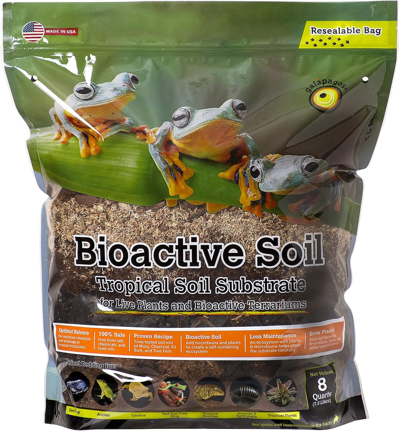 Suelo bioactivo Galápagos 8qt