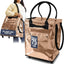 Bolsa con ruedas 90l plegable para compras y organización