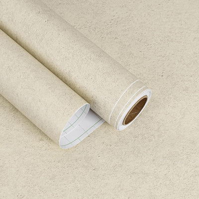 Papel tapiz hormigón beige autoadhesivo 15.7x160pulg impermeable