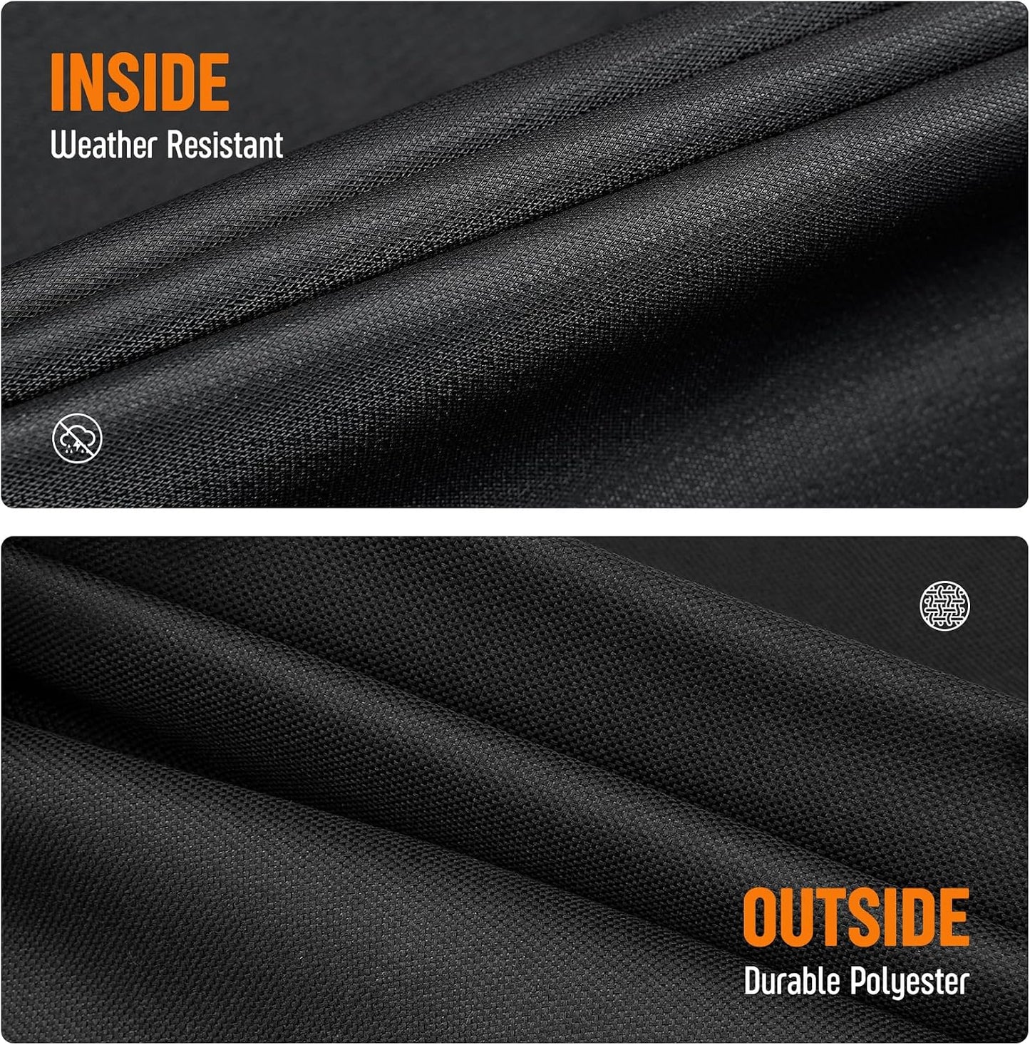 Funda parrilla Char-Broil 2 quemadores cubierta impermeable negro