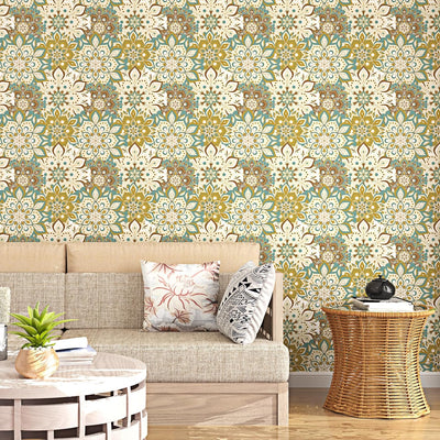 Papel tapiz botánico floral autoadhesivo impermeable