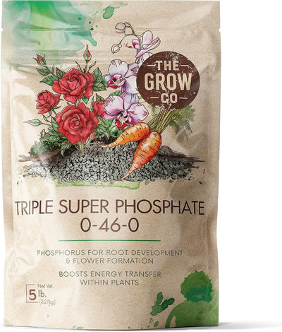 Fertilizante triple súper fosfato 0-46-0 para plantas 5lb
