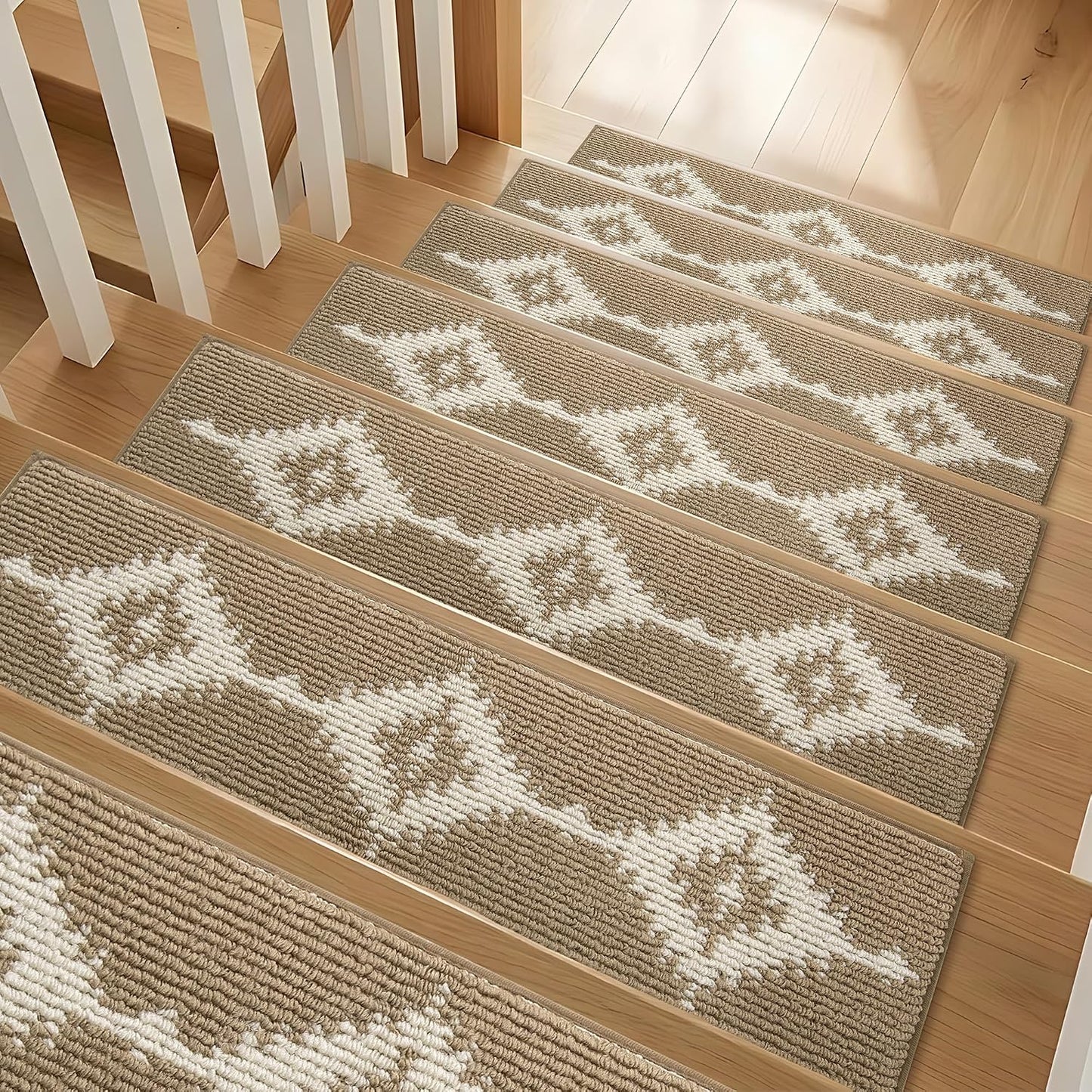 Protectores escaleras madera antideslizante 8x30 4uds