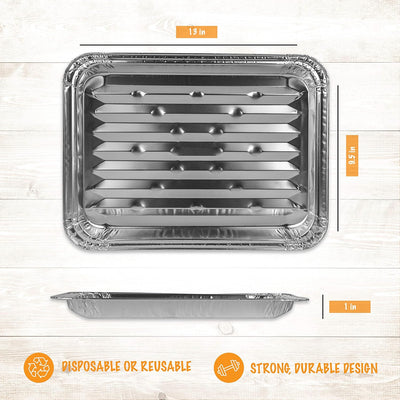 Sartenes aluminio parrilla bandejas asador 10 pzas