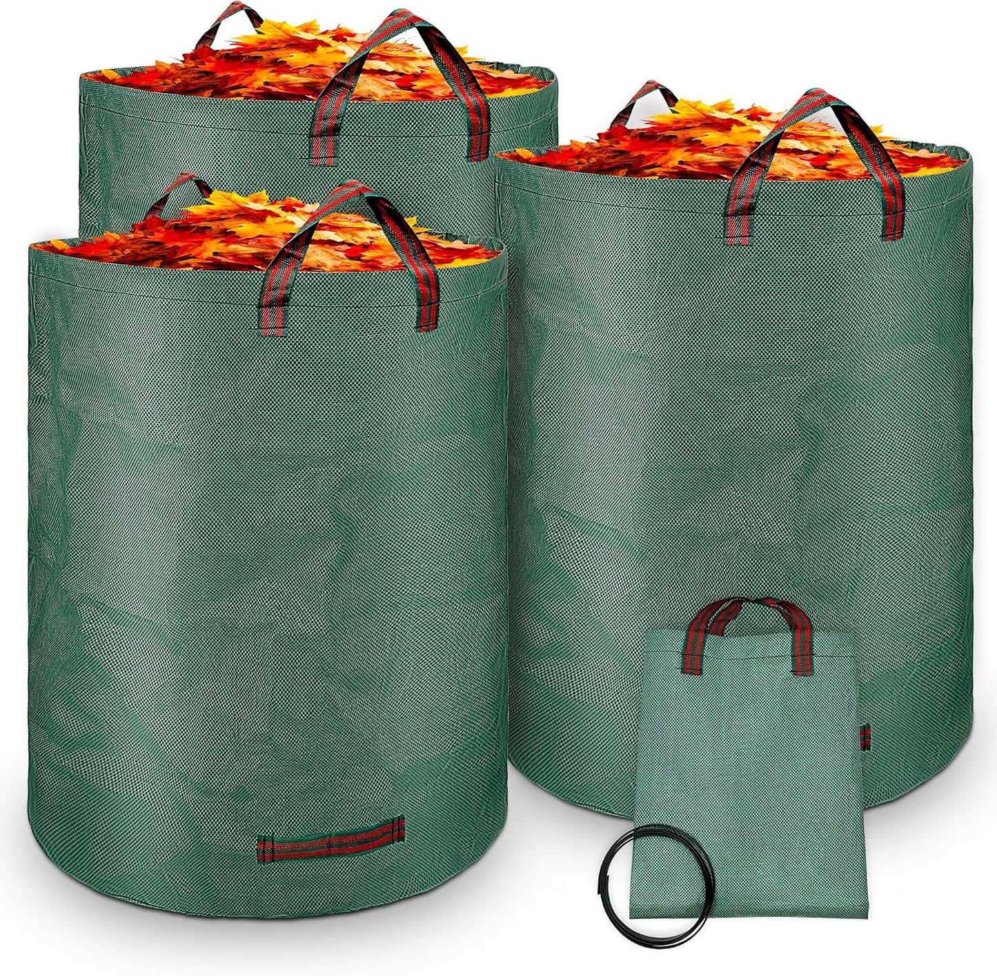 Bolsa almacenamiento hojas reutilizable 72gal