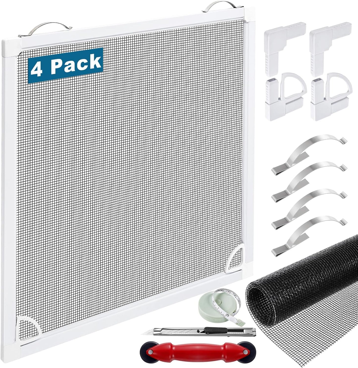 Kit 4 Marcos Ventana 5/16x1/8x48x60pulg Con Herramientas