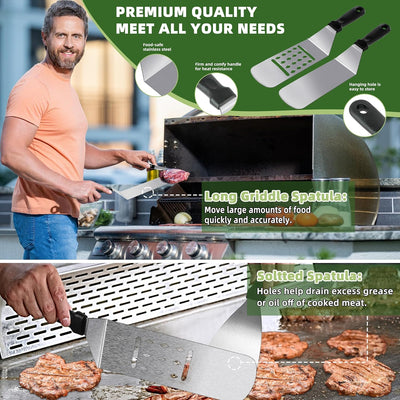 Kit 42 Pzas Accesorios Parrilla Blackstone y Camp Chef
