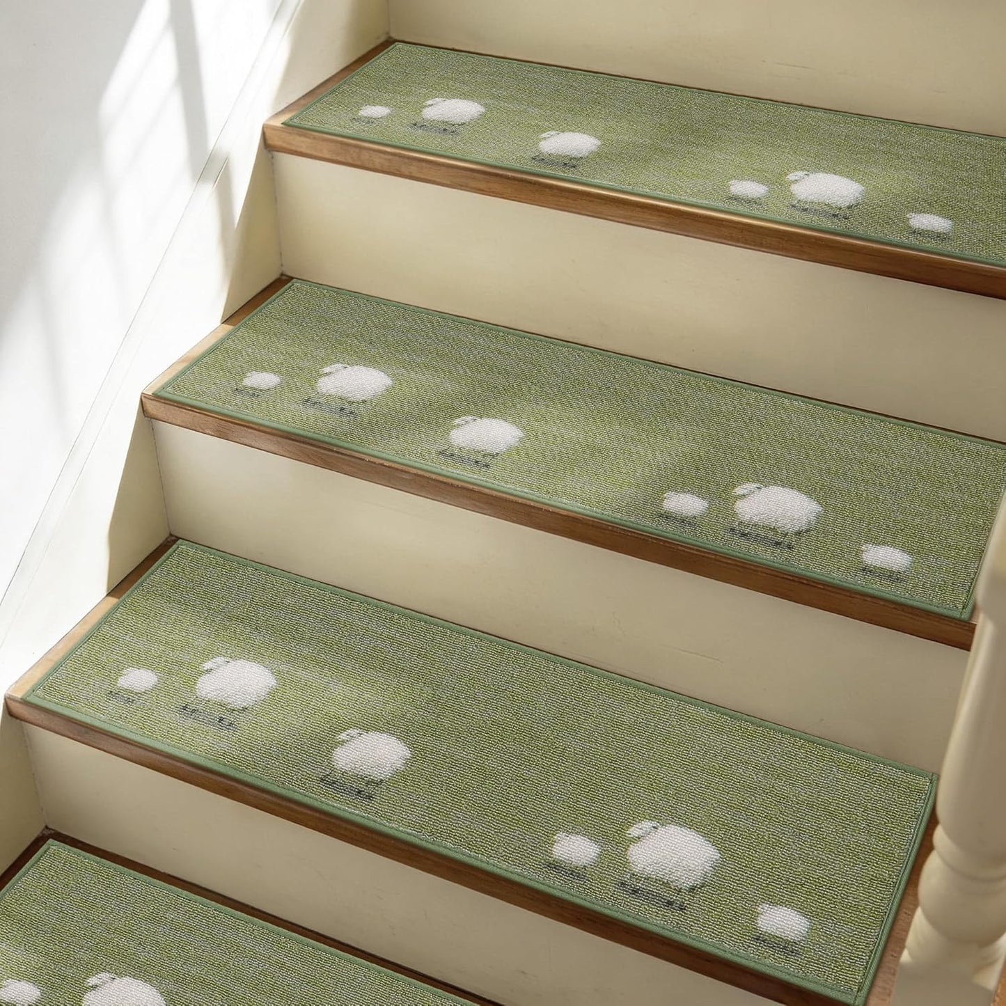 15 Pzas Peldaños Escalera Madera Interior Antiderrap Reutilizables